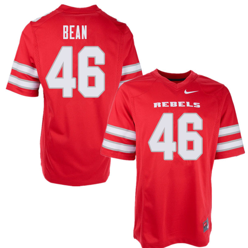 Men's UNLV Rebels #46 Noah Bean College Football Jerseys Sale-Red